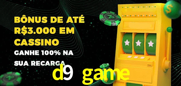 d9 game melhor bônus de depósito
